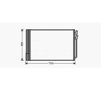 AVA COOLING SYSTEMS BWA5370D Condensador, aire acondicionado