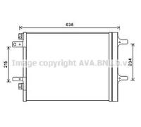 PRASCO CNA5308D Condensador, aire acondicionado