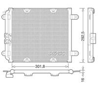 Condensador del aire acondicionado R 134 a DCN02028 DENSO para AUDI R8 Spyder R8