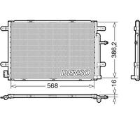 DENSO DCN02039 Condensador, aire acondicionado