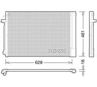 DENSO DCN05013 Condensador, aire acondicionado