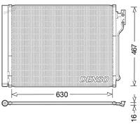 Condensador, aire acondicionado DENSO DCN05031