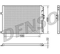Condensador del aire acondicionado R 134 a DCN06009 DENSO para JEEP COMMANDER