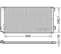 DENSO DCN06020 Condensador, aire acondicionado