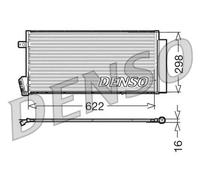 Condensador del aire acondicionado R 134 a DCN09018 DENSO para FIAT DOBLO Cargo