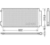 DENSO DCN09044 Condensador, aire acondicionado