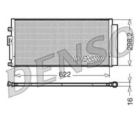 Condensador del aire acondicionado R 134 a DCN09046 DENSO para ABARTH
