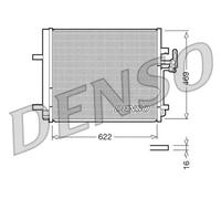Condensador del aire acondicionado R 134 a DCN10016 DENSO para LAND ROVER FORD
