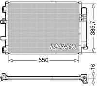 Condensador del aire acondicionado R 134 a DCN10043 DENSO para FORD FOCUS III