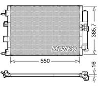 DENSO DCN10046 Condensador, aire acondicionado