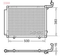 DENSO DCN10057 Condensador, aire acondicionado