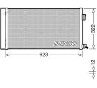 DENSO DCN11010 Condensador, aire acondicionado