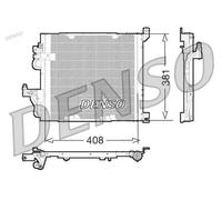 Condensador del aire acondicionado R 134 a DCN20012 DENSO para OPEL ASTRA H