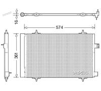 DENSO DCN21019 Condensador, aire acondicionado