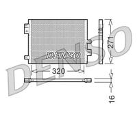 DENSO DCN28002 Condensador, aire acondicionado