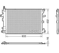 Condensador, aire acondicionado DENSO DCN33012