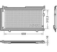 Condensador, aire acondicionado DENSO DCN36006