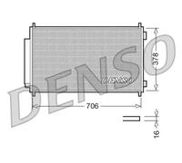 Condensador del aire acondicionado R 134 a DCN40002 DENSO para HONDA CR-V III
