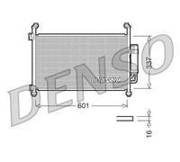 Condensador del aire acondicionado R 134 a DCN40007 DENSO para HONDA