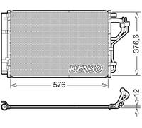 Condensador del aire acondicionado R 134 a DCN41010 DENSO para HYUNDAI KIA