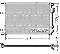 Condensador del aire acondicionado R 134 a DCN41011 DENSO para KIA HYUNDAI