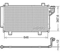 DENSO DCN44012 Condensador, aire acondicionado