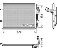 DENSO Condensador, aire acondicionado para MAZDA: 5, 3 (Ref: DCN44016)