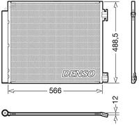 Condensador del aire acondicionado R 134 a DCN46026 DENSO para NISSAN RENAULT