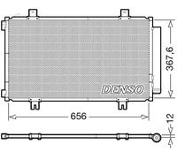 Condensador del aire acondicionado R 134 a DCN47009 DENSO para SUZUKI VITARA