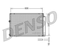 Condensador del aire acondicionado R 134 a DCN50018 DENSO para TOYOTA