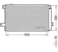 DENSO Condensador, aire acondicionado para TOYOTA: Avensis (Ref: DCN50049)