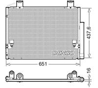 DENSO DCN50057 Condensador, aire acondicionado