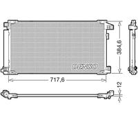 Condensador, aire acondicionado DENSO DCN50061