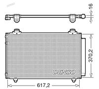 Condensador del aire acondicionado R 134 a DCN50112 DENSO para TOYOTA