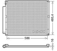 DENSO DCN50113 Condensador, aire acondicionado