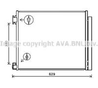 Condensador del aire acondicionado R 134 a DN5422D AVA QUALITY COOLING