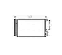 AVA COOLING SYSTEMS FTA5357D Condensador, aire acondicionado