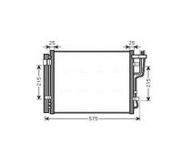 PRASCO HY5189D Condensador, aire acondicionado