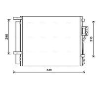 PRASCO HY5310D Condensador, aire acondicionado