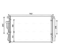 PRASCO HY5345D Condensador, aire acondicionado