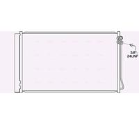 Condensador del aire acondicionado R 134 a MS5717D AVA QUALITY COOLING