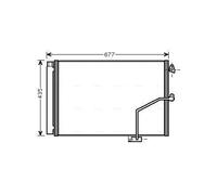AVA COOLING SYSTEMS MSA5450D Condensador, aire acondicionado