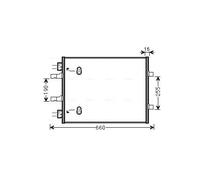 Condensador, aire acondicionado AVA COOLING OL5480 AVA