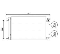 PRASCO PEA5364D Condensador, aire acondicionado