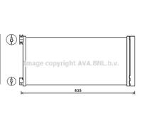 Condensador del aire acondicionado R 134 a RTA5626D AVA QUALITY COOLING