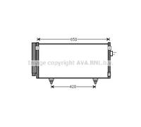 AVA COOLING SYSTEMS SU5077D Condensador, aire acondicionado