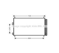 AVA COOLING SYSTEMS TO5410D Condensador, aire acondicionado