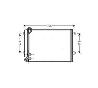 PRASCO VNA5225D Condensador, aire acondicionado