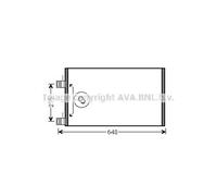 PRASCO RTA5444 Condensador, aire acondicionado