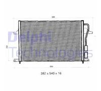 Condensador del aire acondicionado TSP0225275 DELPHI